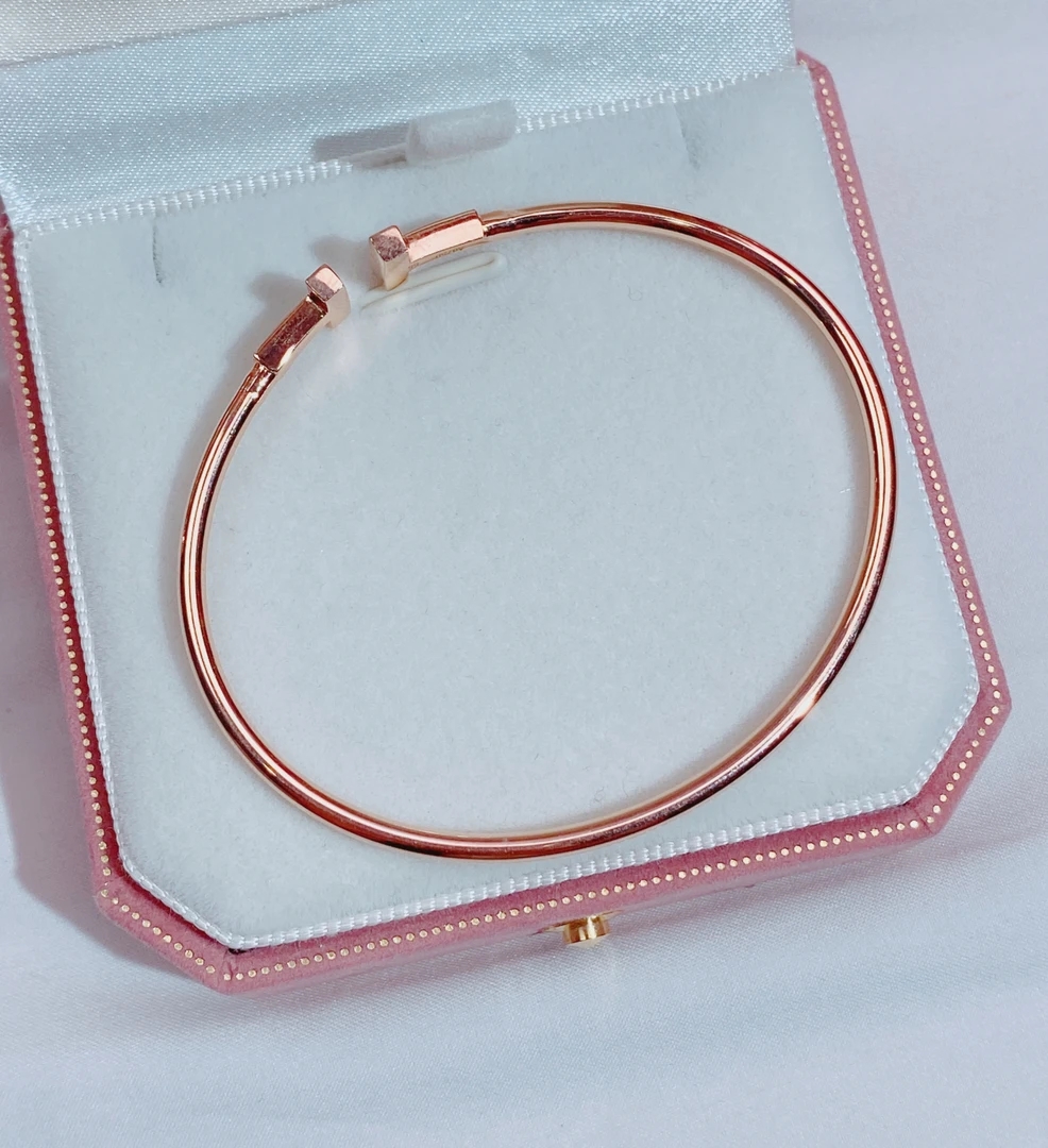 18K金双T手镯   53#