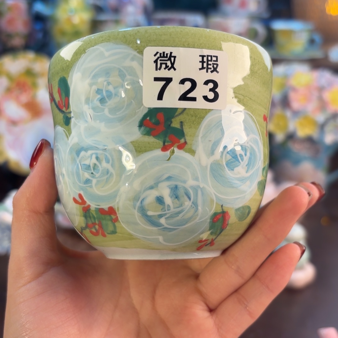 景德镇手绘高温釉下彩陶瓷茶具