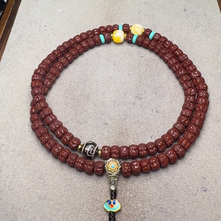 金刚菩提吊坠盘龙108尺寸9