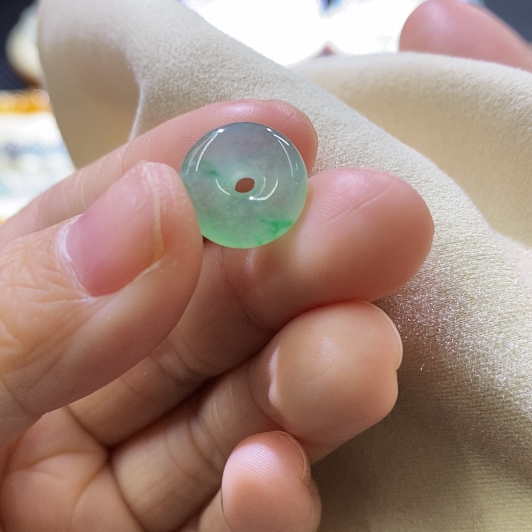 未镶嵌挂件翡翠平安扣
