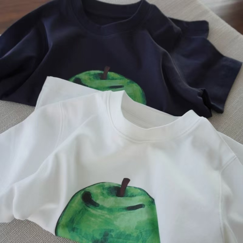 大苹果 可亲子 儿童夏季短袖T恤 96棉
