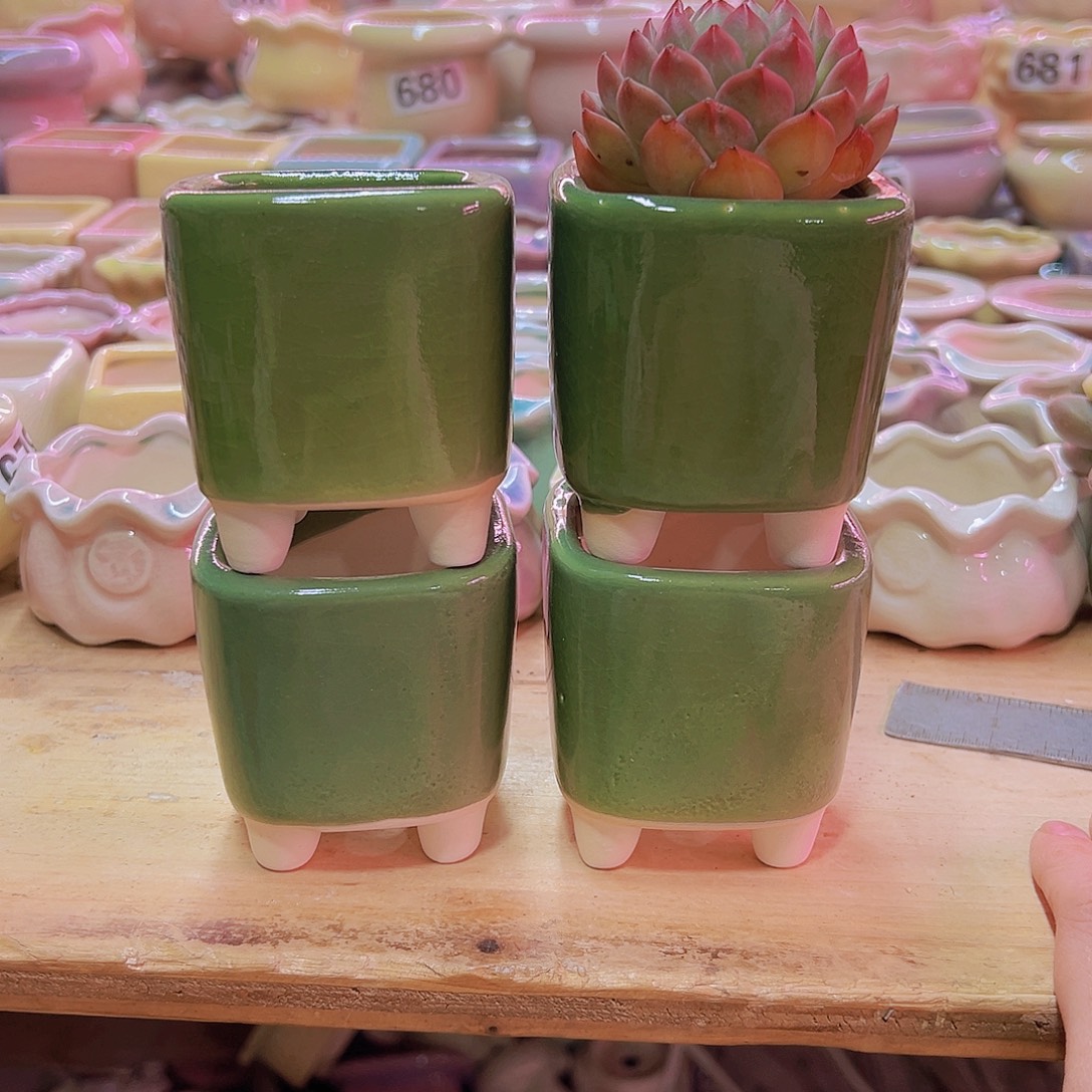 陶瓷花盆当场凑满12包邮微瑕