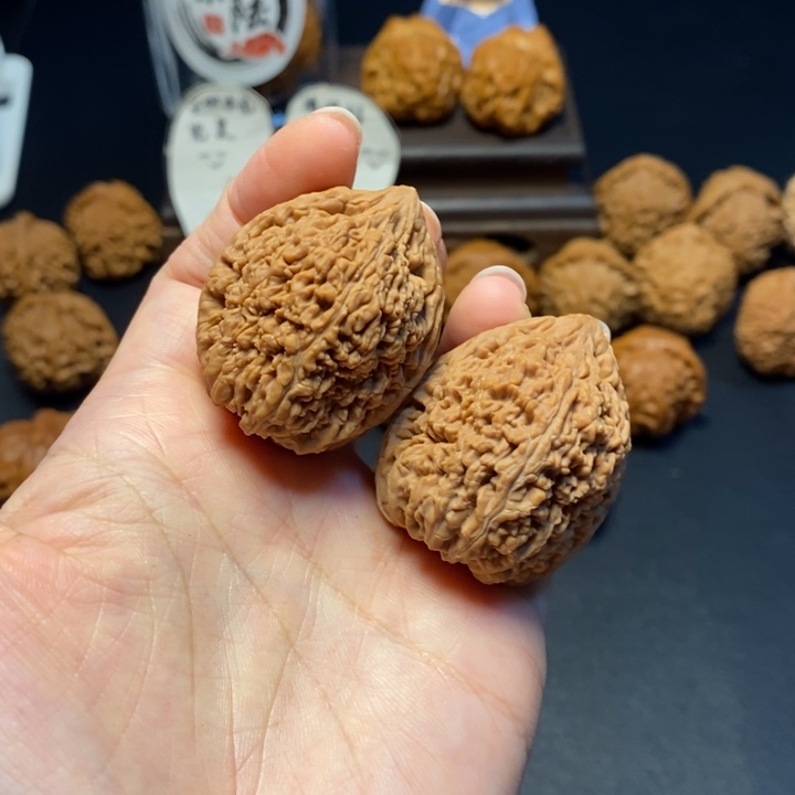 文玩核桃把件26号大蒜头33尺