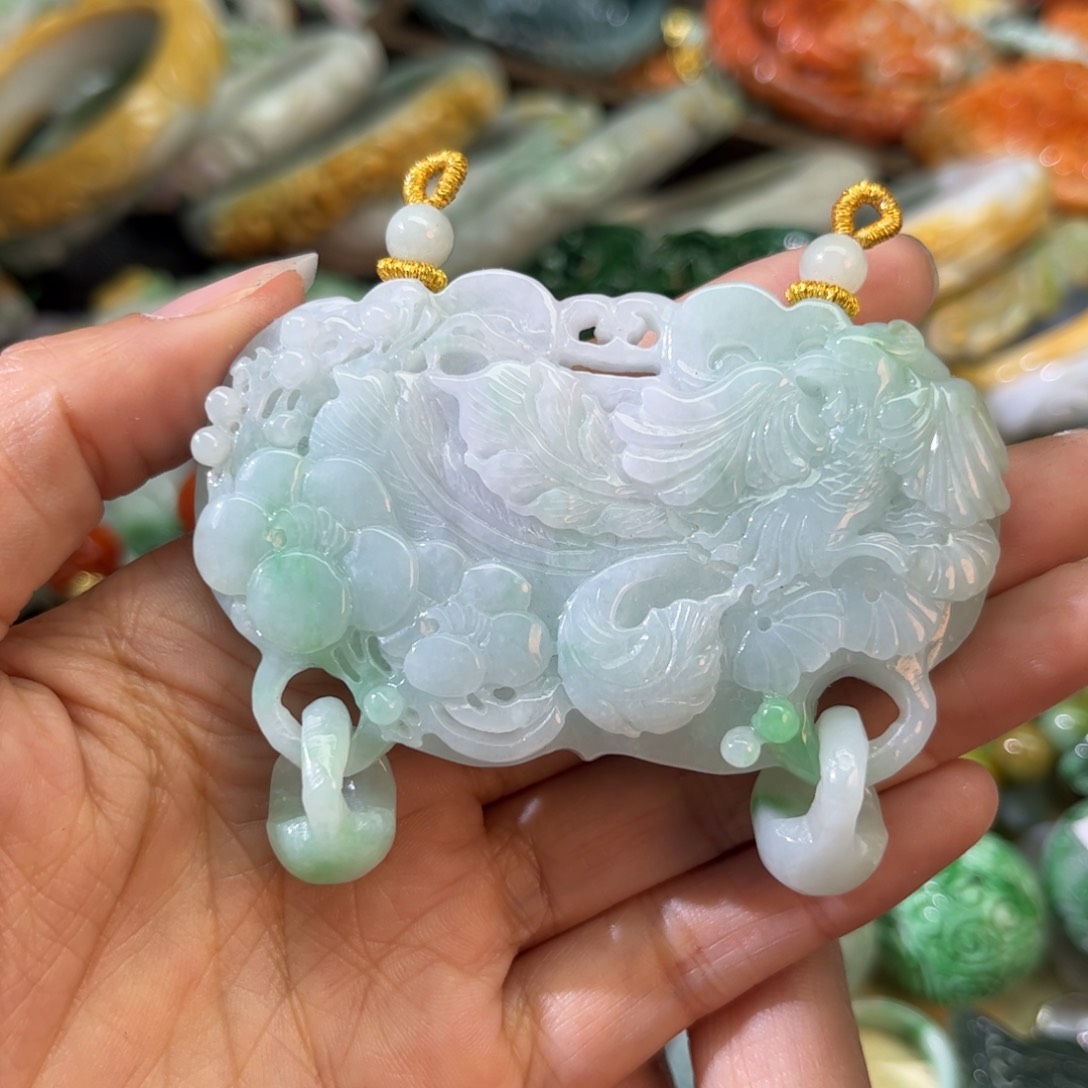 翡翠颈饰未镶嵌待编款