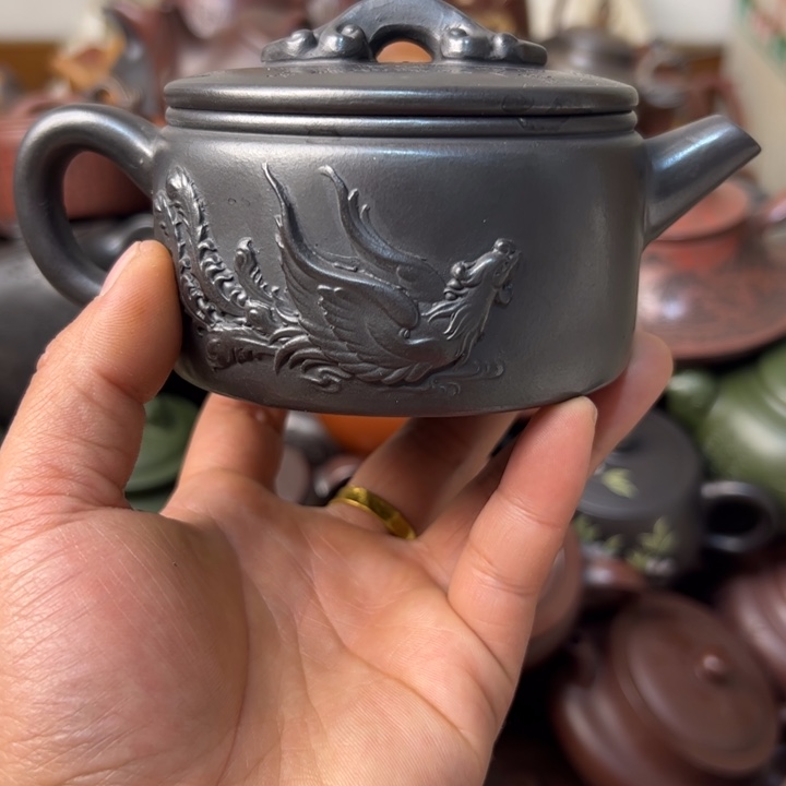 紫砂茶壶把手破皮