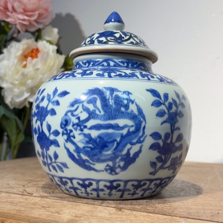 心***觉陶摆件青花瓷器摆件现代工艺品