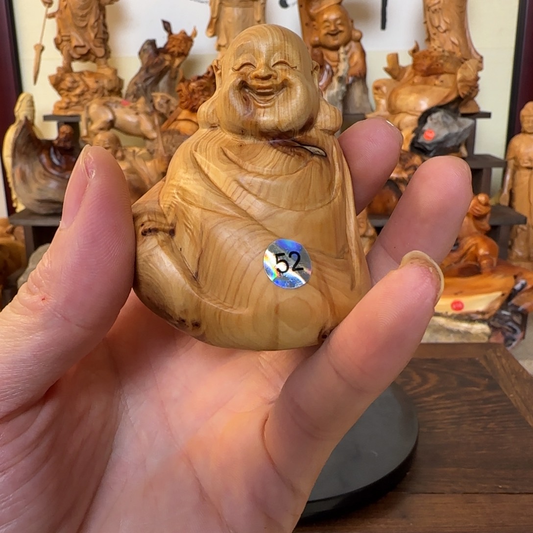 崖柏小木匠艺雕一物一拍