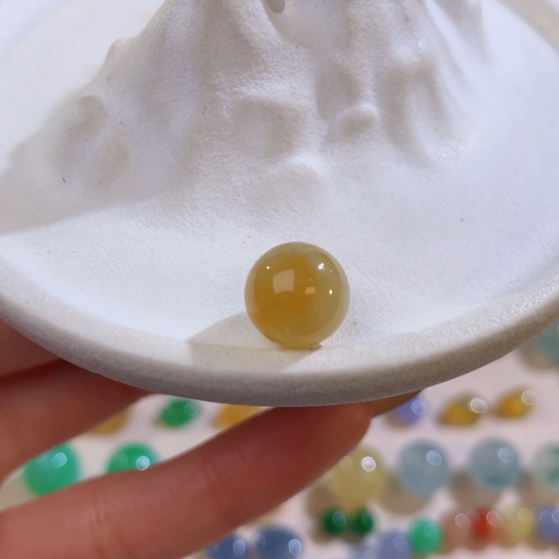 定制翡翠未镶嵌 毛货抛光定制 桂花黄翡 卡9.3 yy