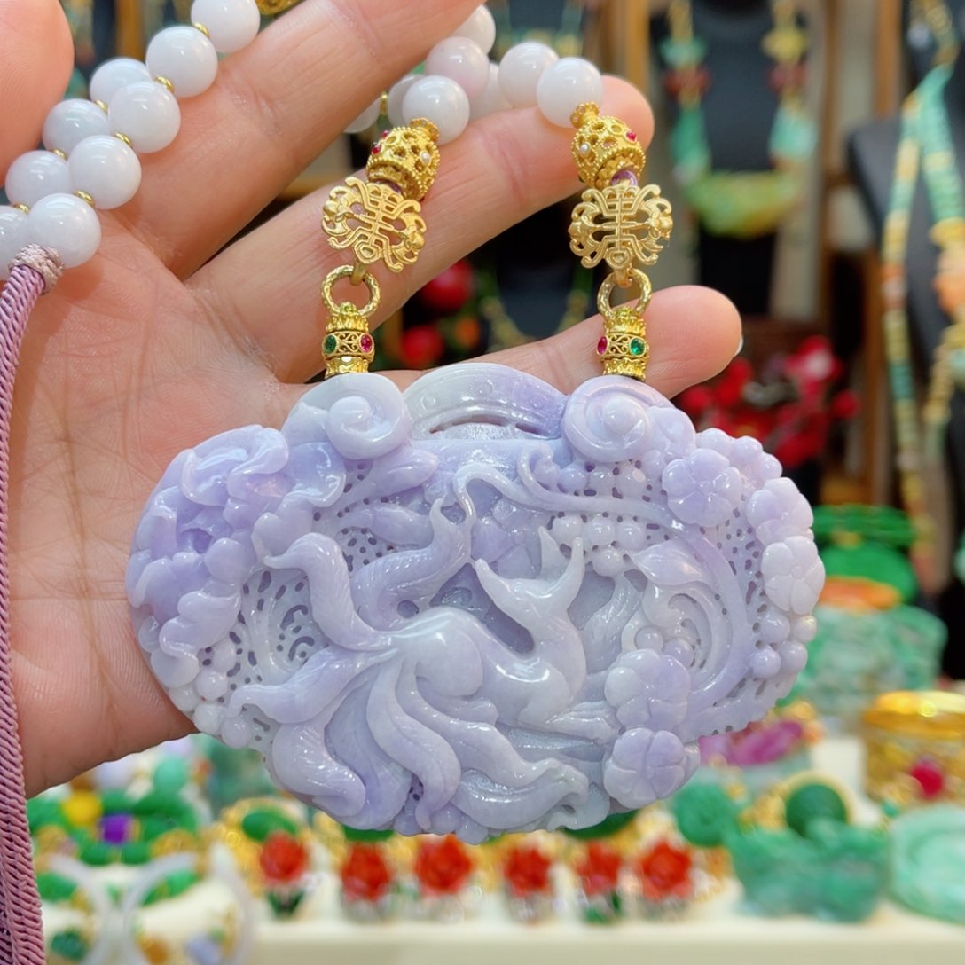 翡翠合金颈饰48小时鉴赏期