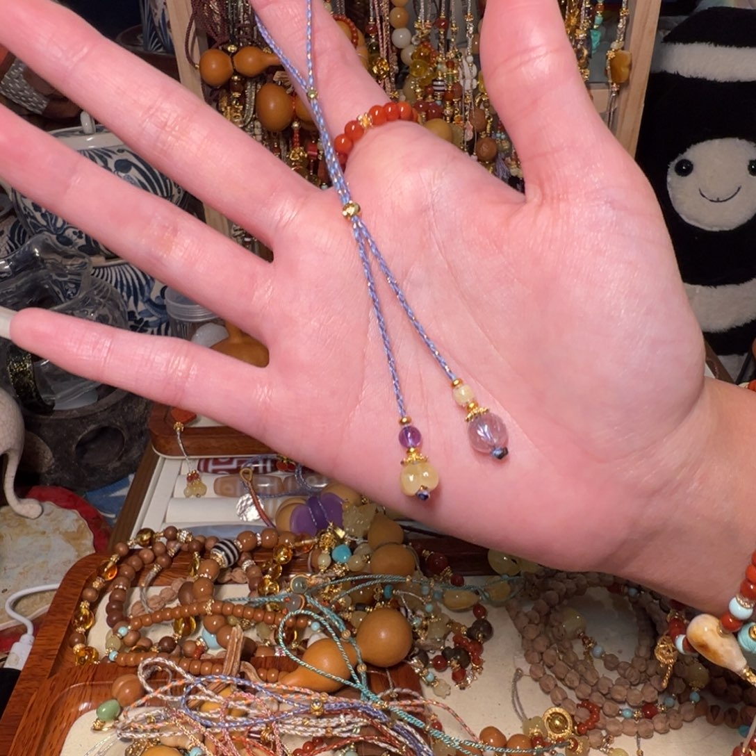 葫芦葫芦紫色小挂件腰绳拾柒限定