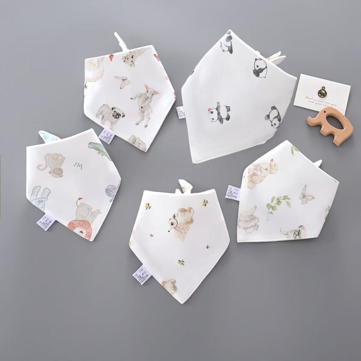 【活动专属】新生婴儿纯棉三角巾大号口水巾韩版围嘴