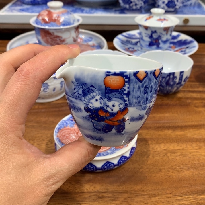 晓剑窑 童子公道杯