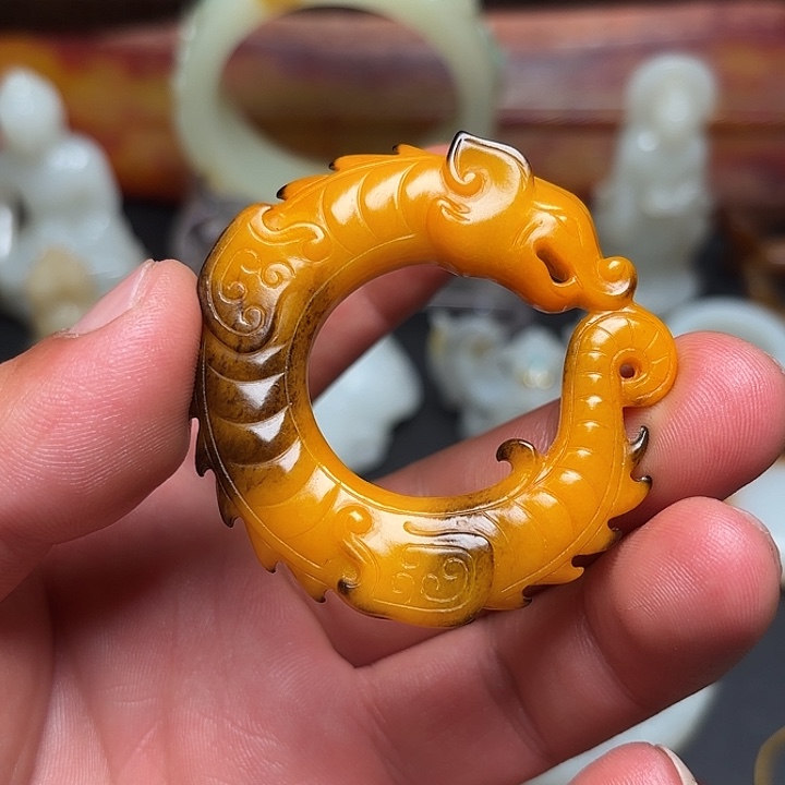 和田玉未镶嵌挂件莫*苼