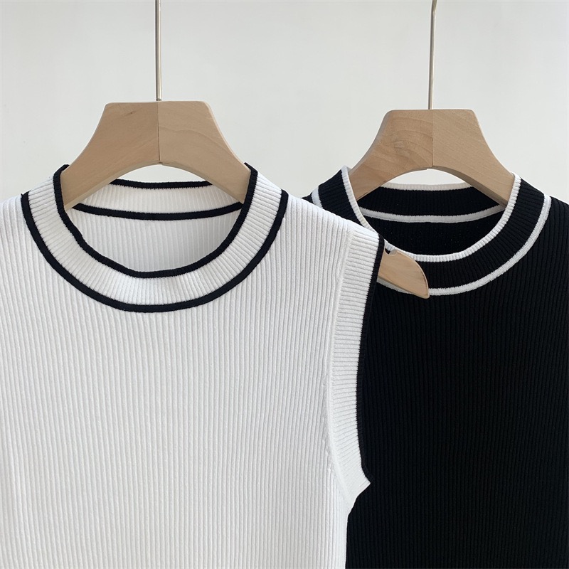【荣姐优选】针织圆领无袖背心