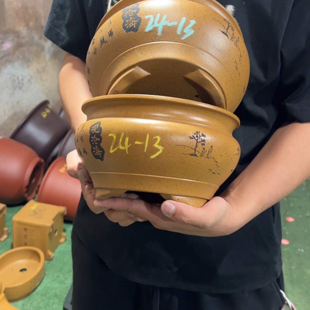 紫砂花盆紫砂艺术