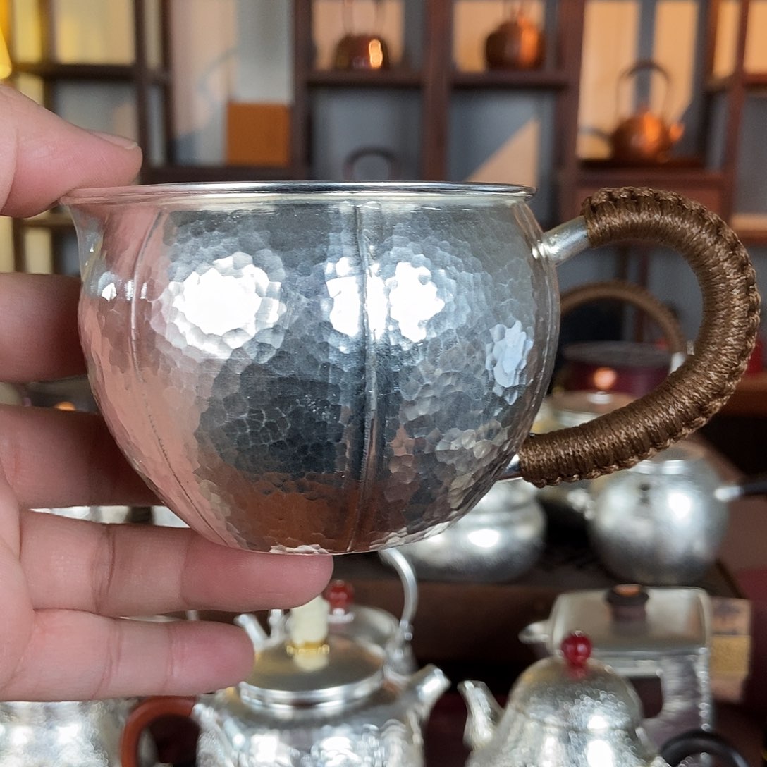 王***脊纯手工制作一铜壶制作