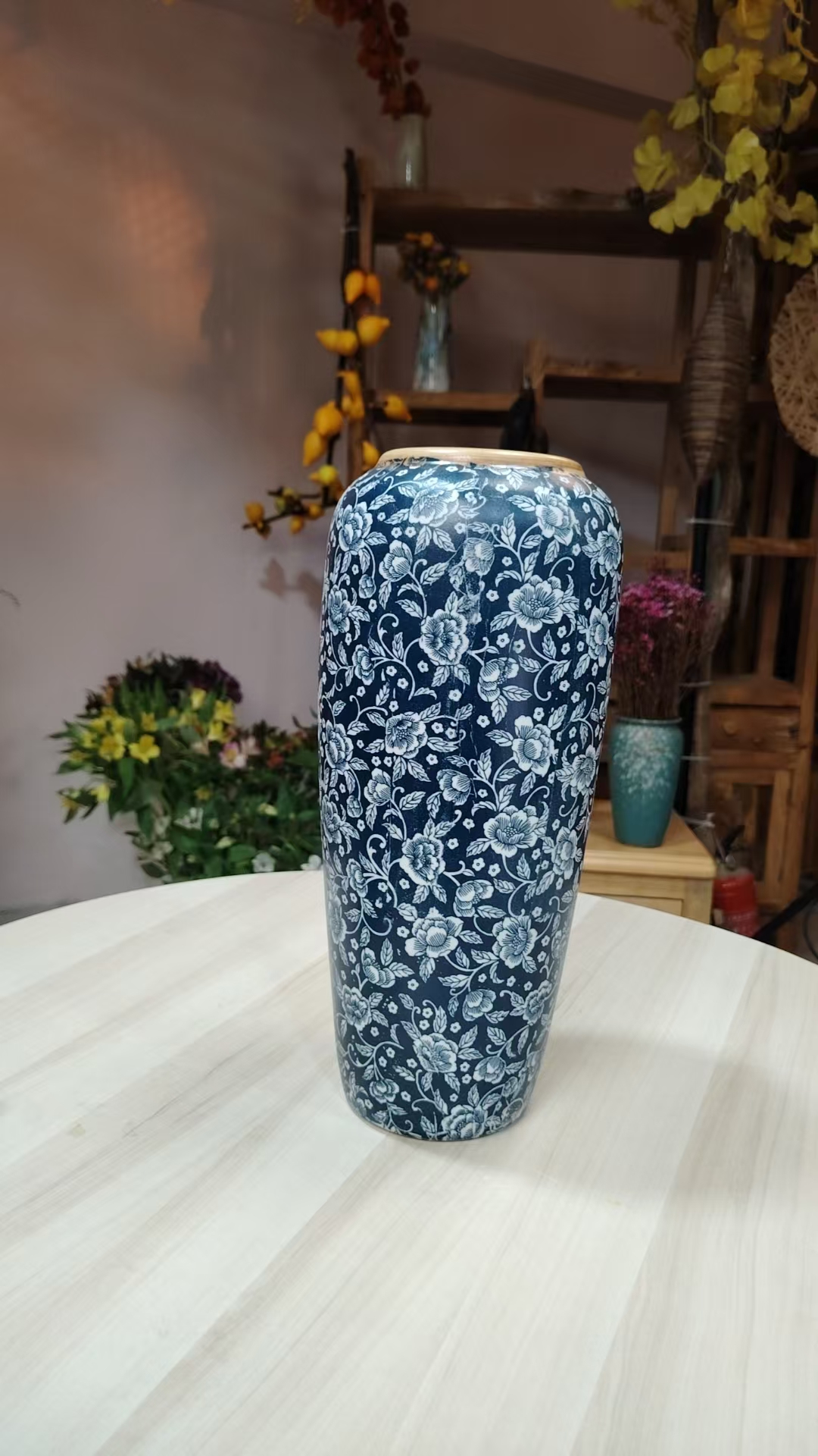 （云野花卉）35贴花花瓶*1个