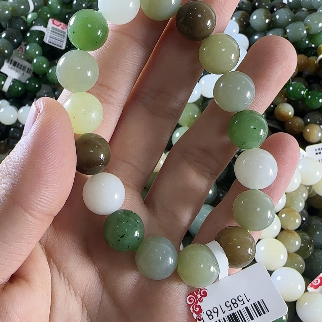 和田玉手链未镶嵌258