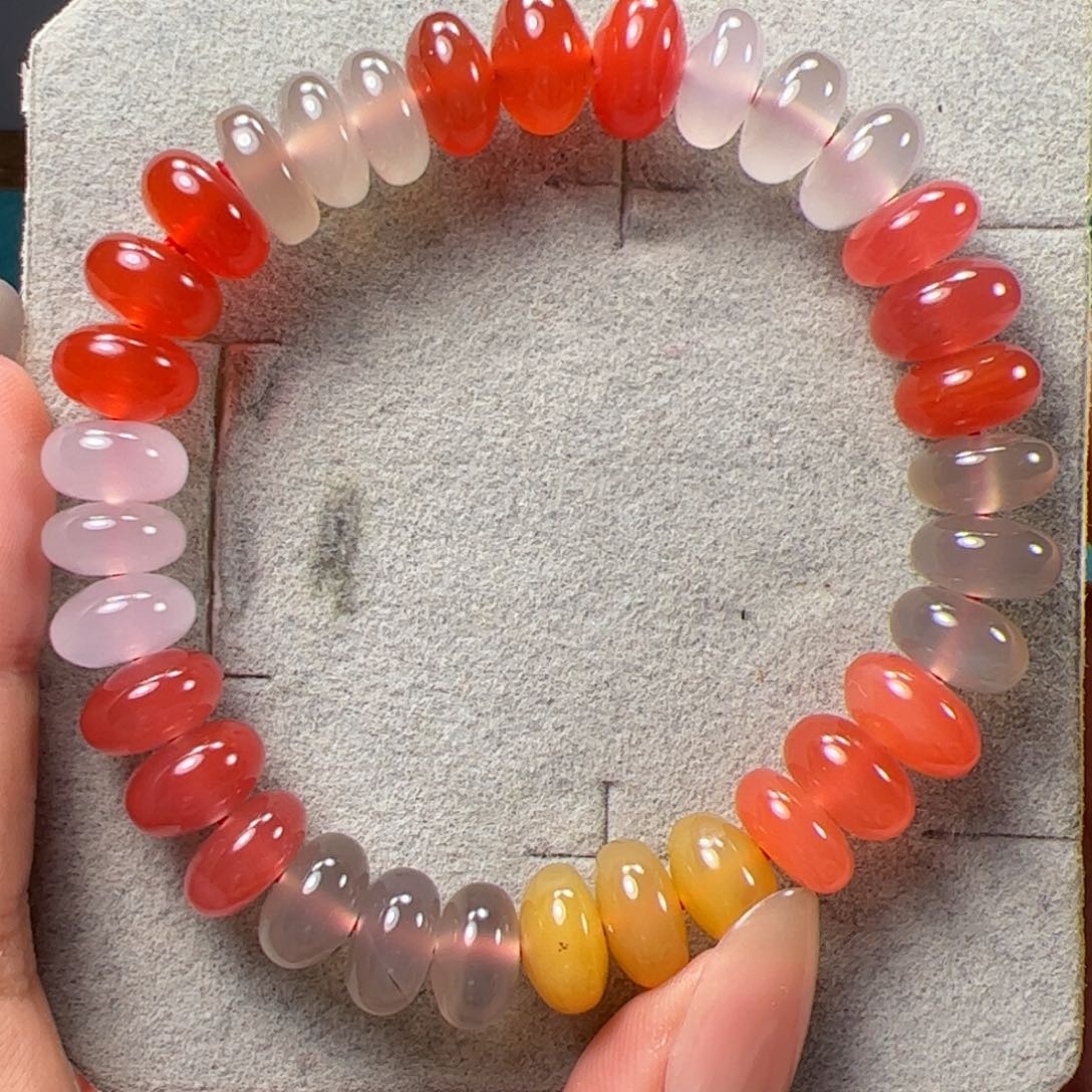 南红玛瑙10➕单圈未镶嵌