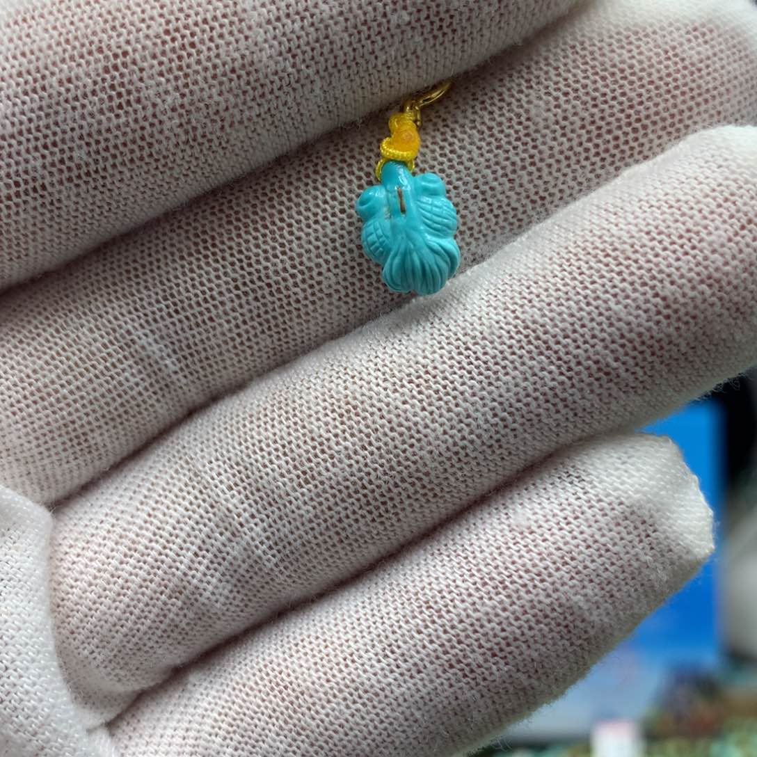 绿松石挂件未镶嵌