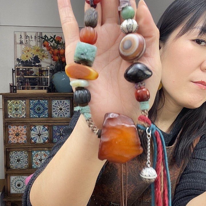 蜜蜡项链未镶嵌项链