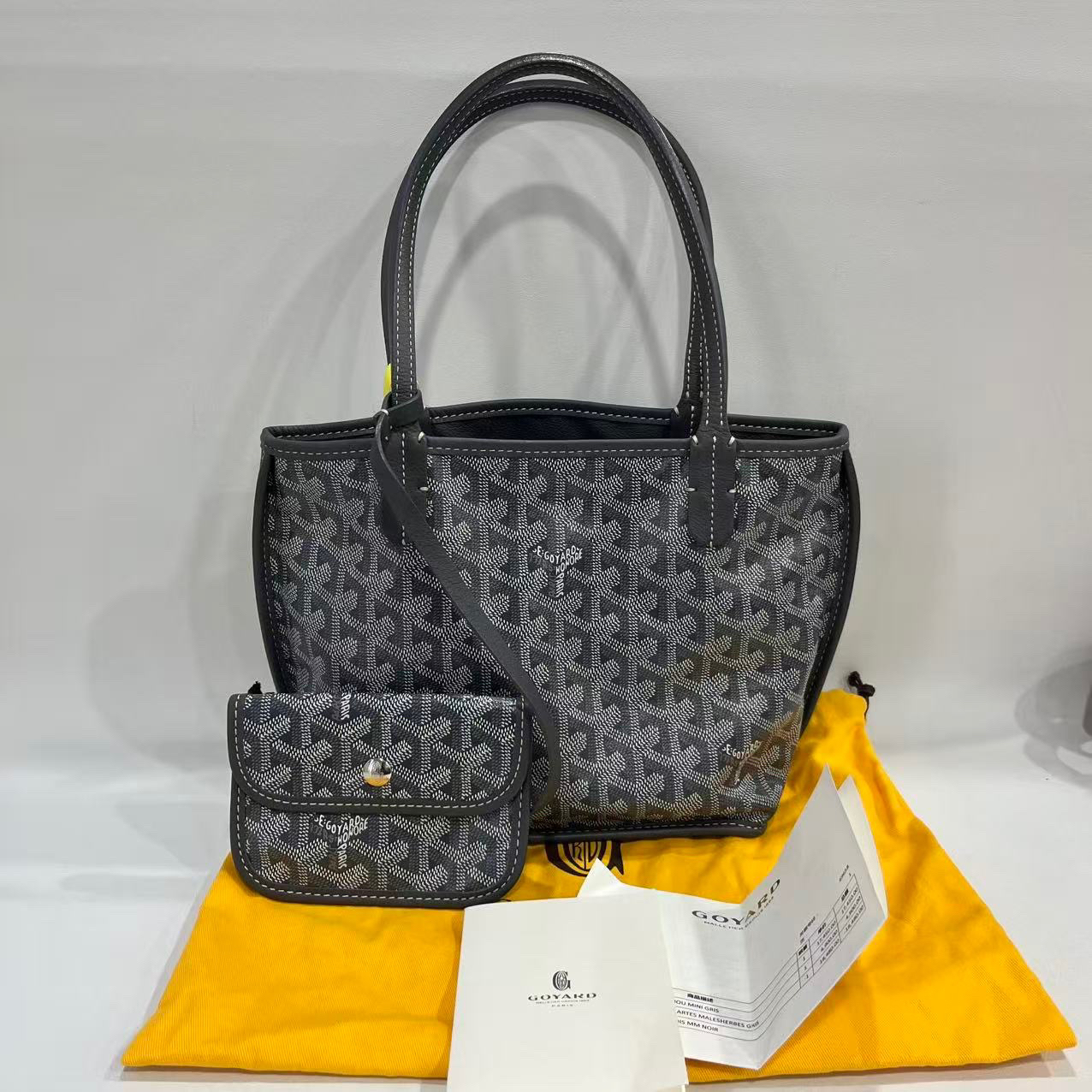 95新 Goyard 捐金沉珠/戈雅托特mini单肩
