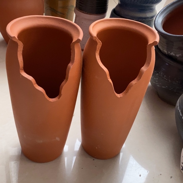 粗陶红陶绿植花盆958