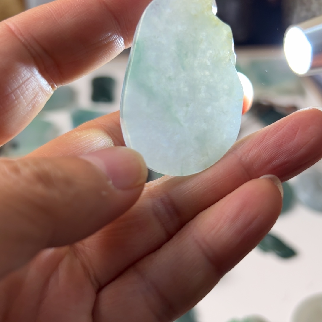 翡翠银S925镶嵌颈饰