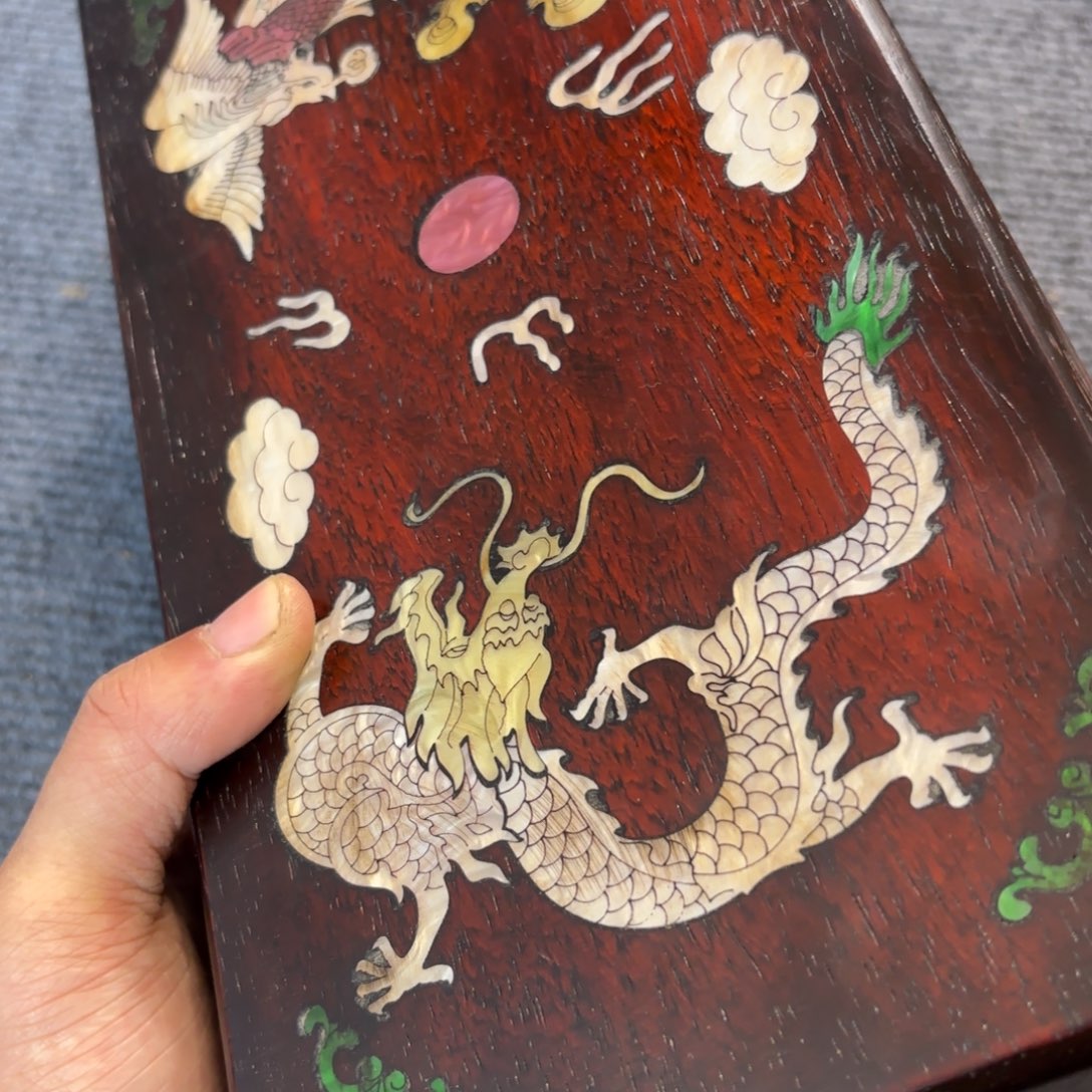 木小叶紫檀独板收纳盒