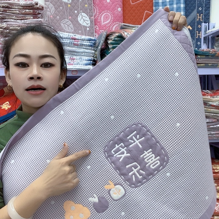 棉紫色平安喜乐纯棉