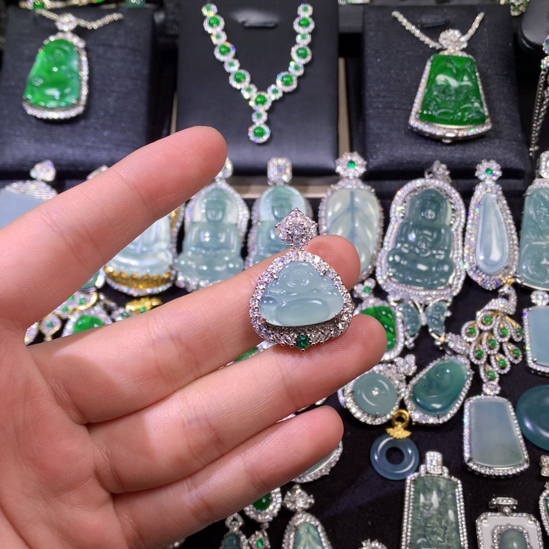 翡翠挂件未镶嵌987655444467