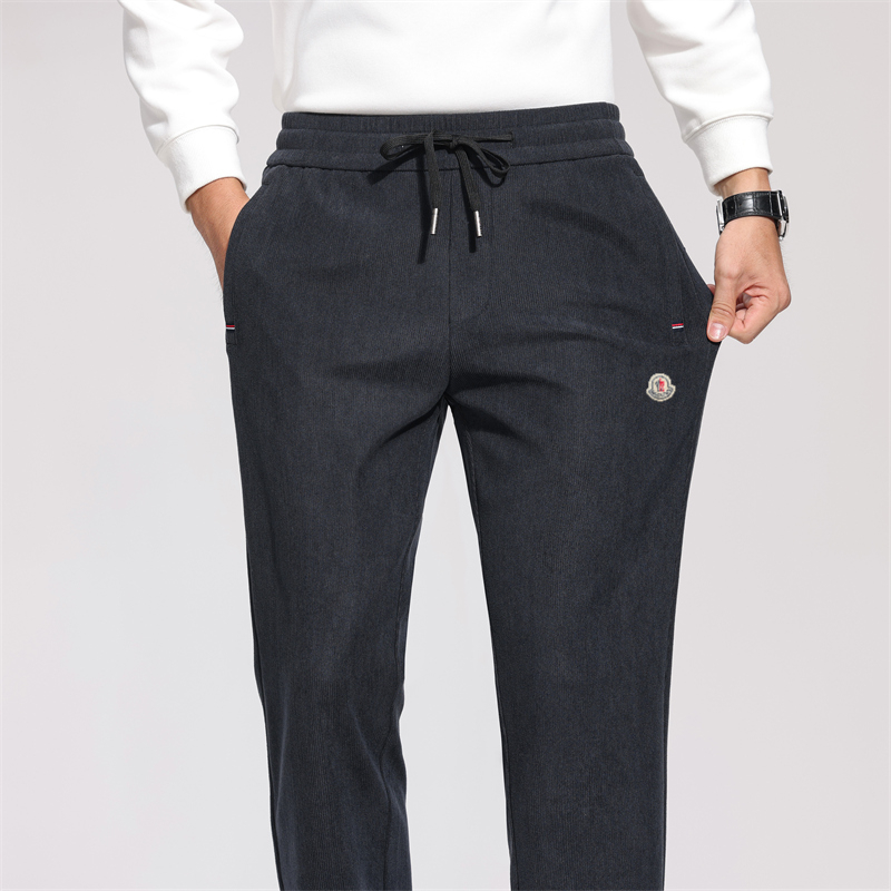 【官方奥莱特斯】品牌折扣蒙家徽标秋冬季长裤休闲时尚百搭款