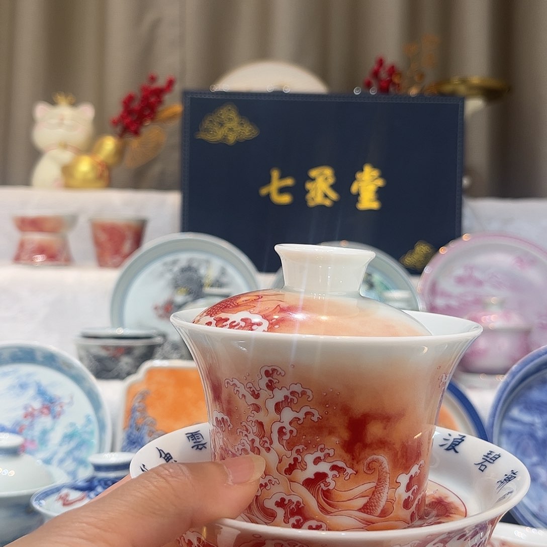 景德镇茶具盖碗特价