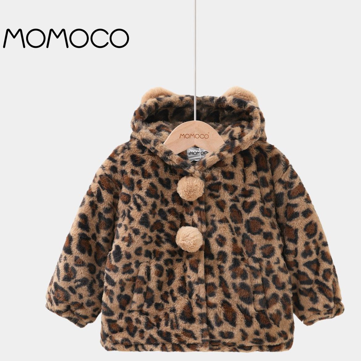 MOMOCO/玛米玛卡女童可爱外套2025冬季中大童保暖甜77830138010