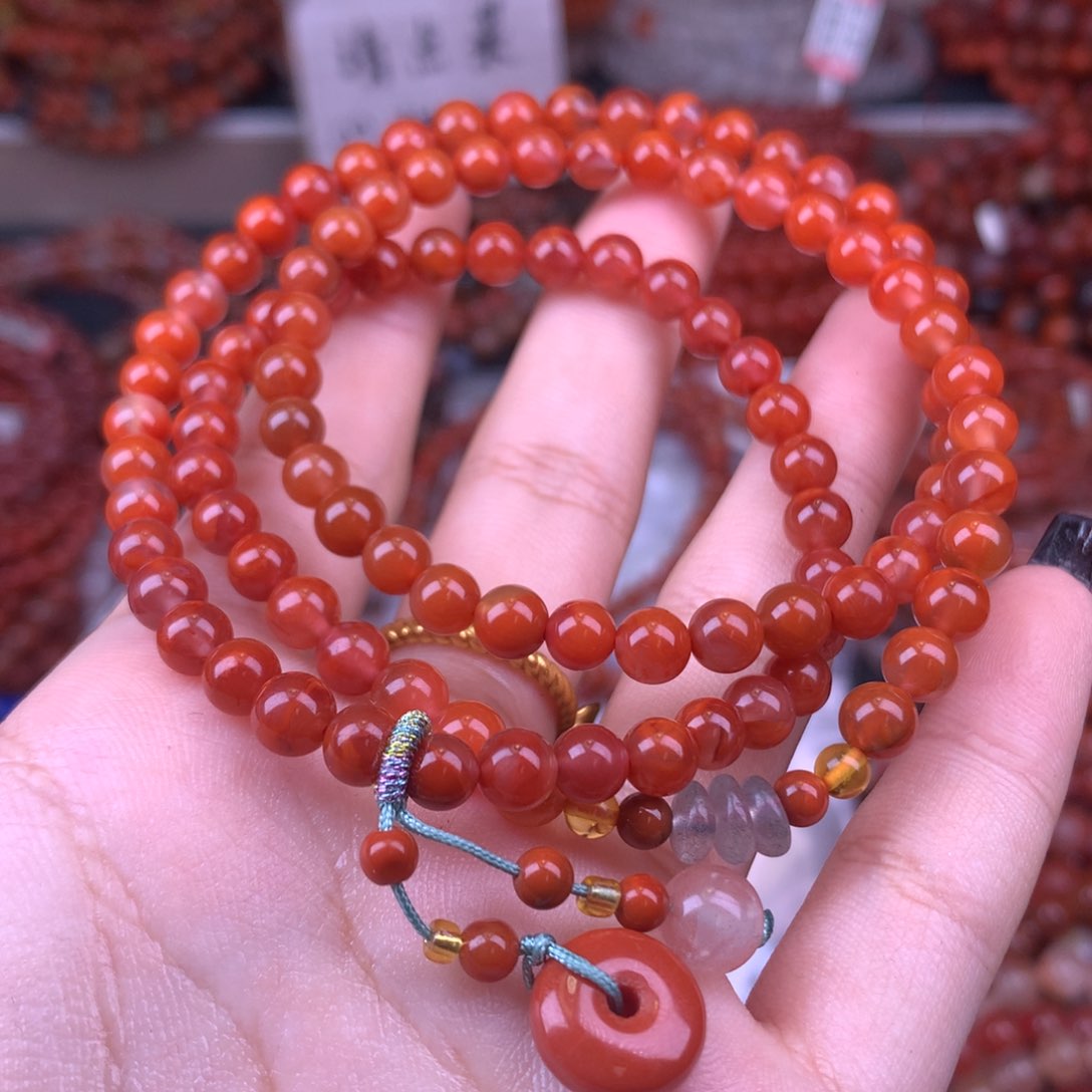 未镶嵌手链南红玛瑙16号