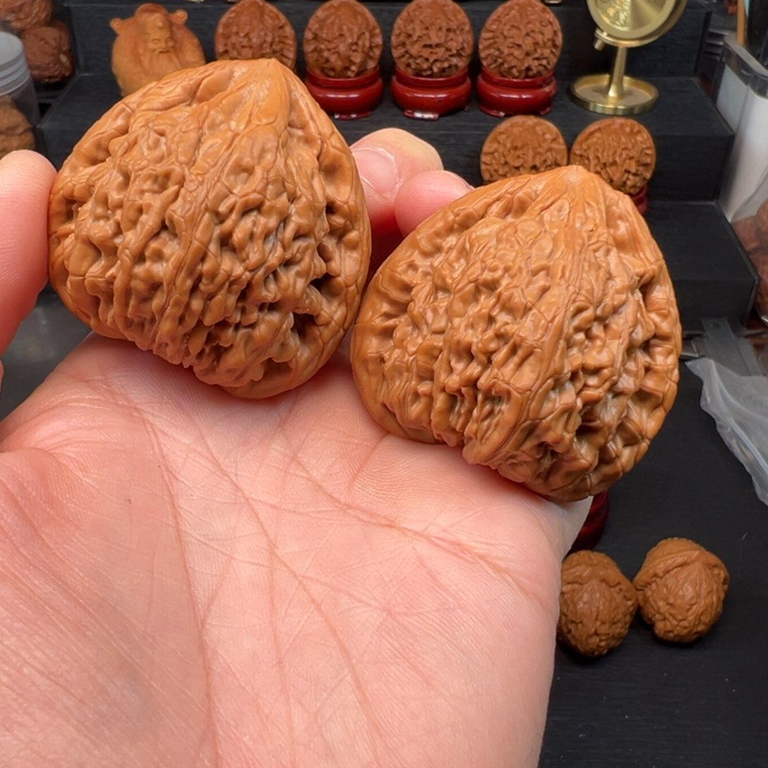 文玩核桃吊坠2***！45全品虎头王