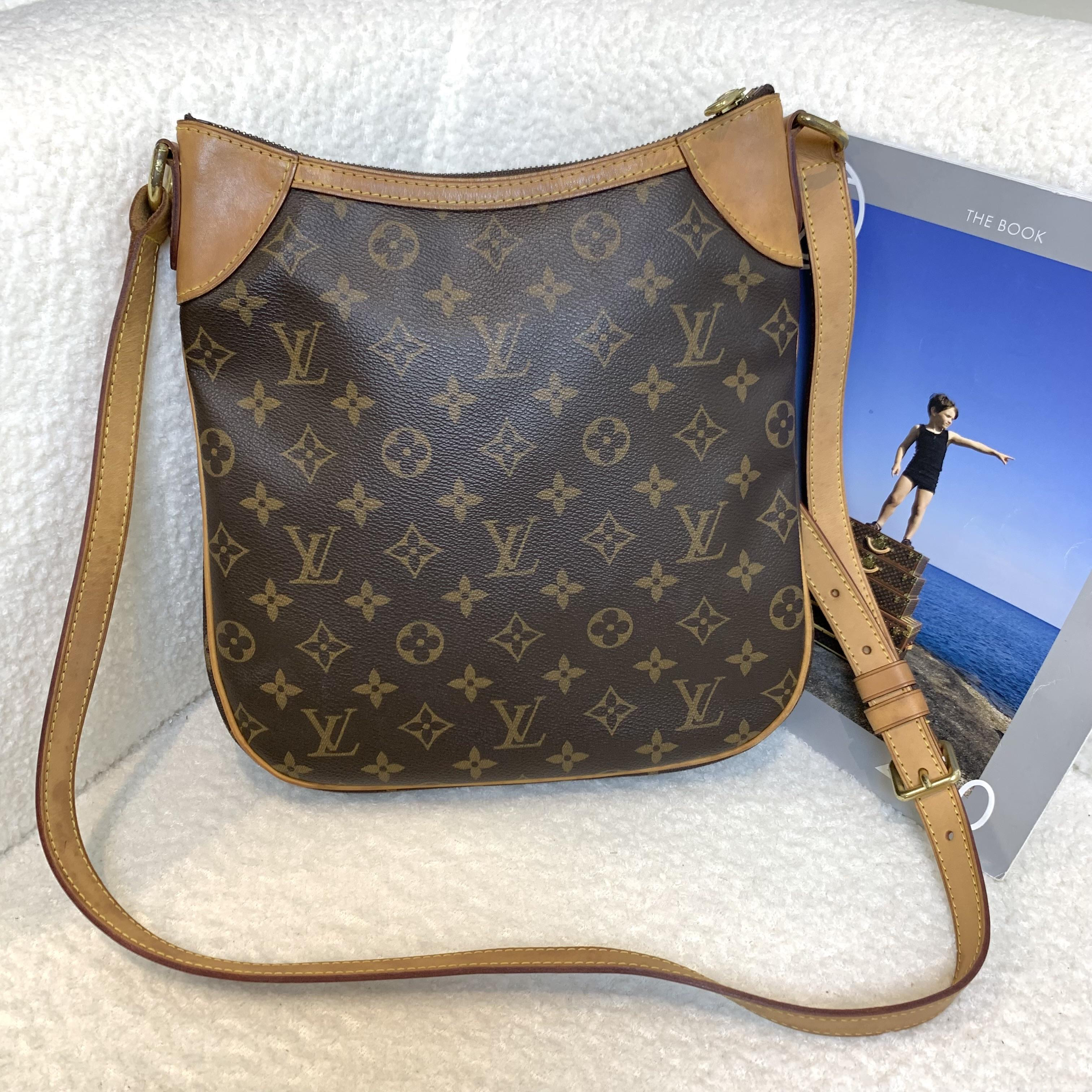 90新 LouisVuitton/路易威登 壹臻/老花中古odeon单肩包/54999638