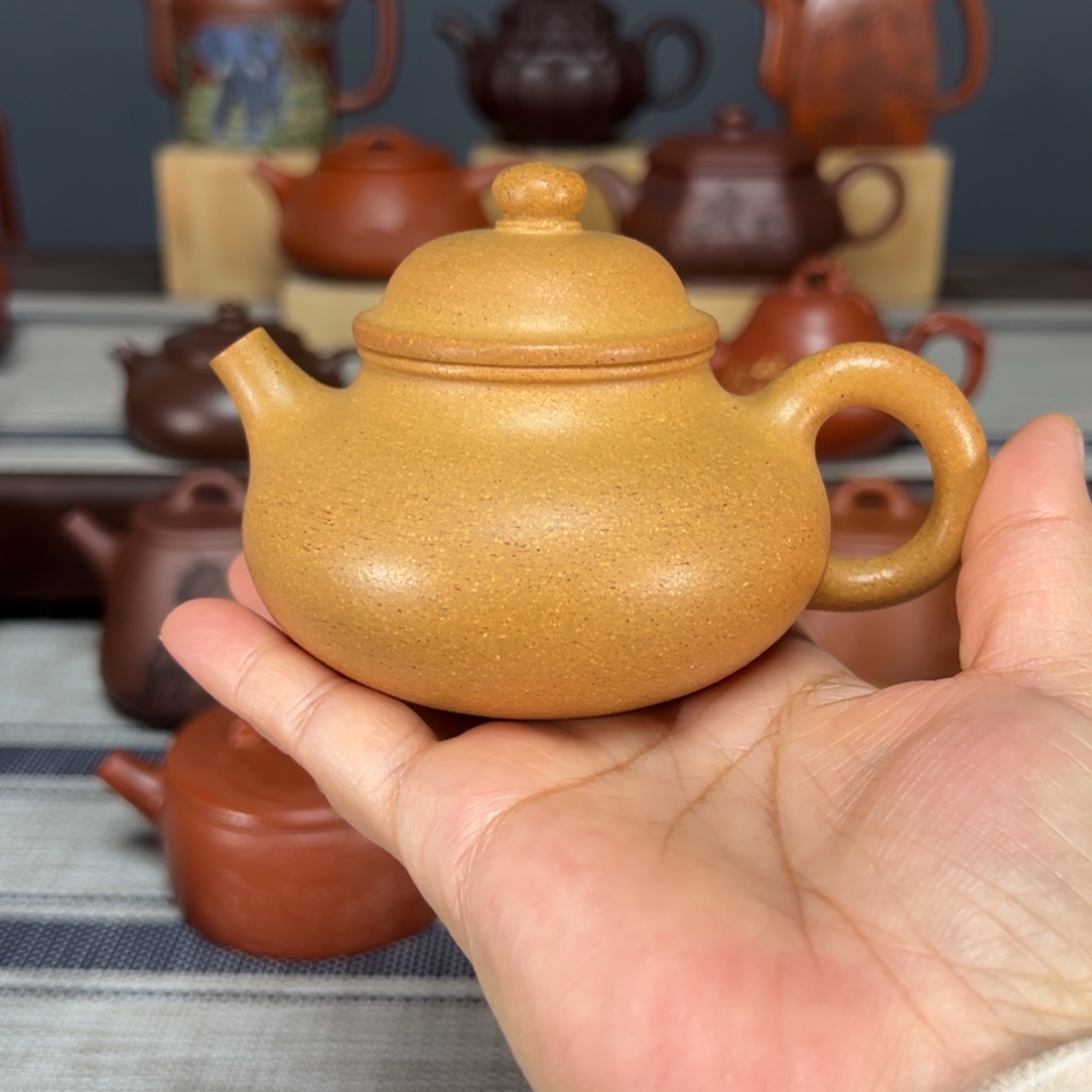 茶壶紫砂小*容天黄金段170毫升
