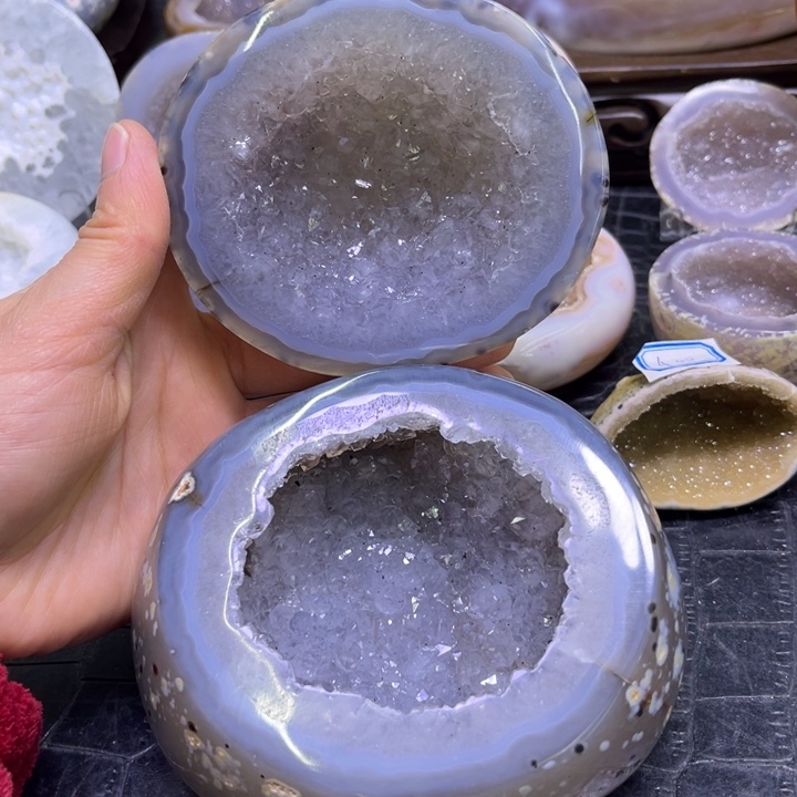 未镶嵌水晶珠宝半成品聚宝盆