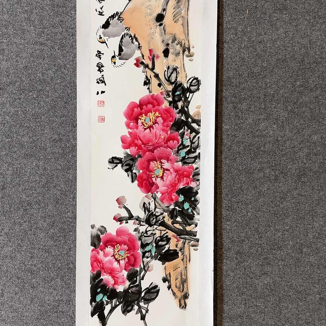 国画邢坤老师手绘作品