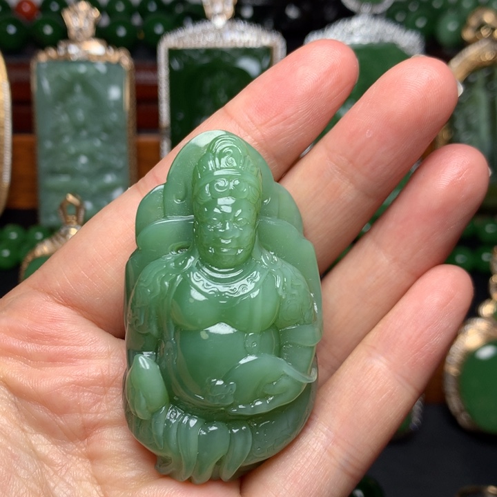 和田玉（碧玉）未镶嵌挂件