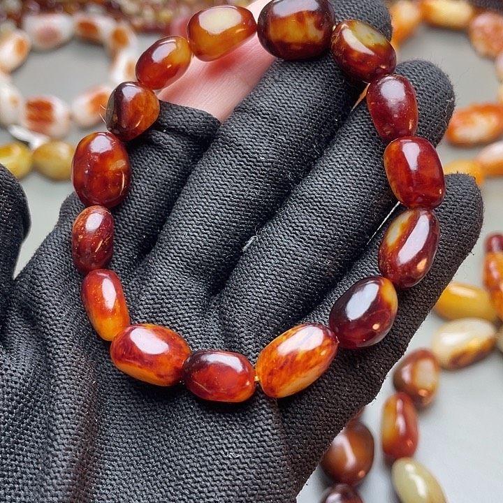 和田玉未镶嵌手链