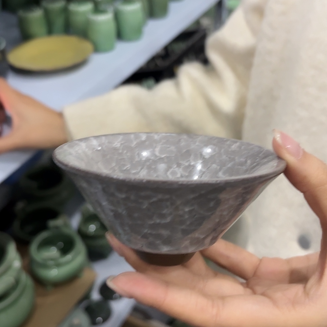 龙泉云间青瓷小米茶器