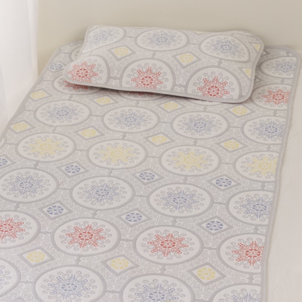 雅赞二代儿童纱布软席纱布凉席儿童枕套婴儿78X130凉席枕套宝宝