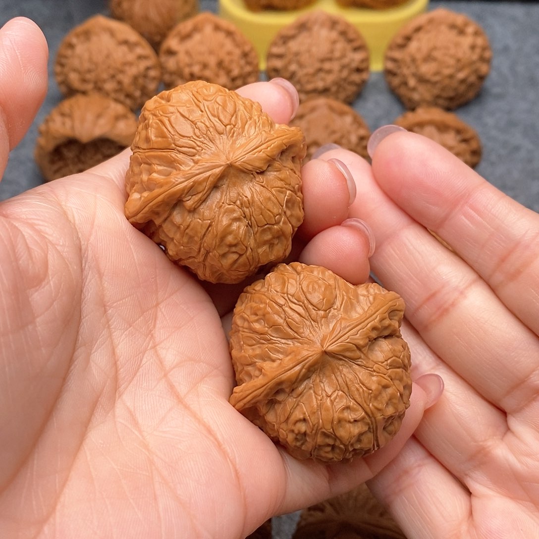 文玩核桃把件精品南瓜墩43.5