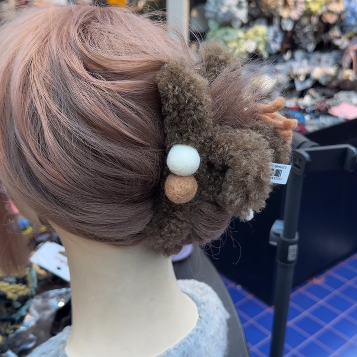 布艺铁合金抓夹大