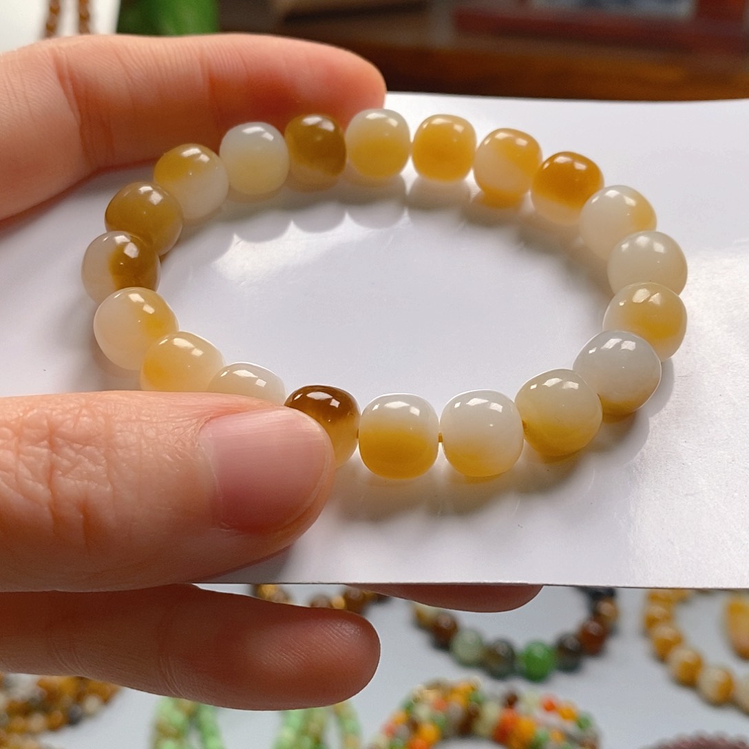 和田玉手串未镶嵌