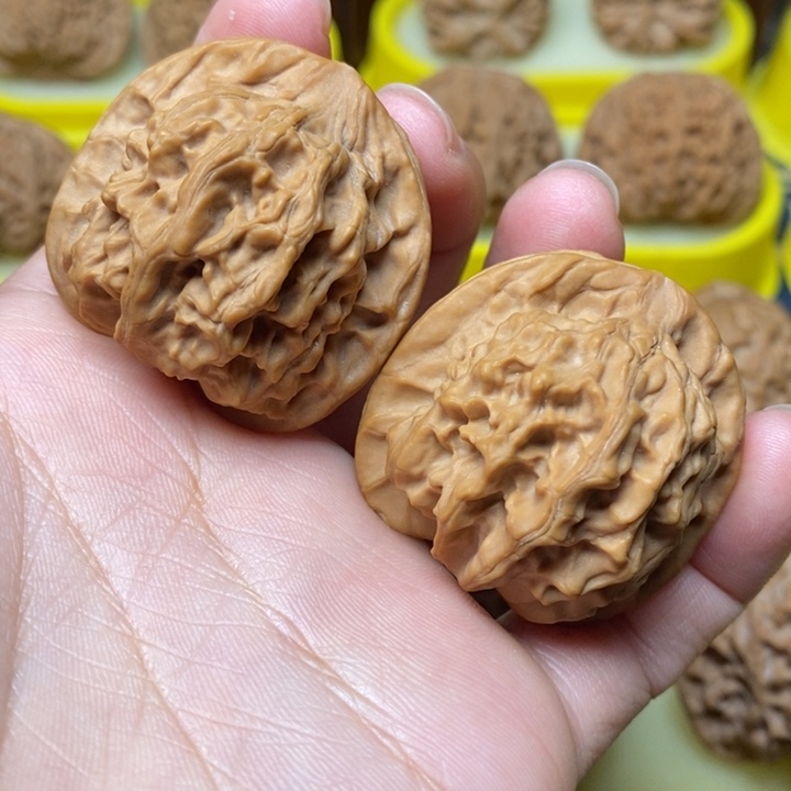 囝***囝文玩核桃天地二爷帽39