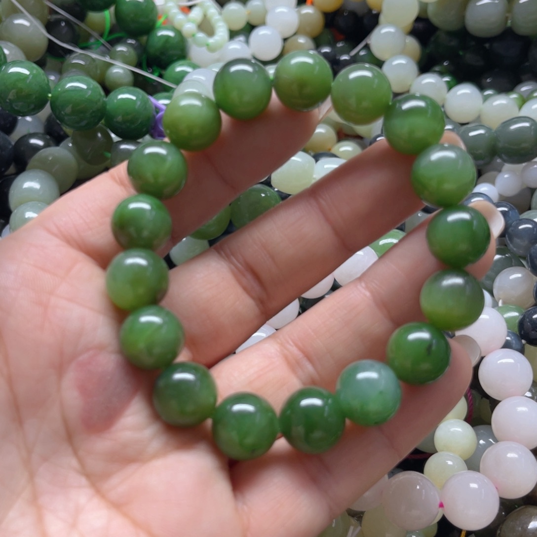 和田玉手链未镶嵌