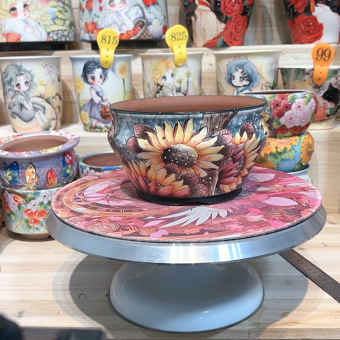 紫砂花盆手工花盆默认微瑕17/10